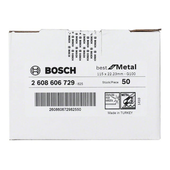 Bosch vezelschijf R574 Best for Metal zirkoon korund 115 mm 22,23 mm 100