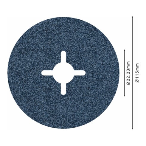 Bosch vezelschijf R574 Best for Metal zirkoniumkorund