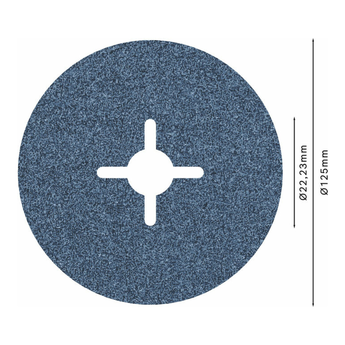 Bosch vezelschijf R574 Best for Metal zirkoniumkorund