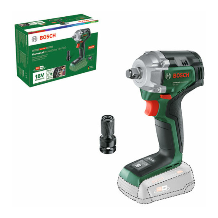 Bosch Visseuse à chocs sans fil UniversalImpactDrive 18V-350