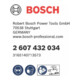 Bosch vlakfilter polyester vierkant 6150 cm², 240 x 140 x 56 mm