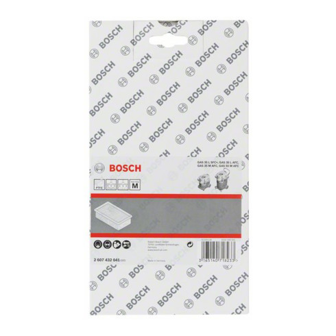 Bosch vlakvouwfilter polytetraflourethyleen vierkant 6150 cm², 240 x 140 x 56 mm