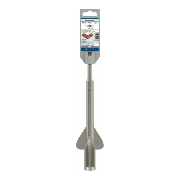 Bosch vleugel/kanaalbeitel SDS plus, 250 x 22 mm