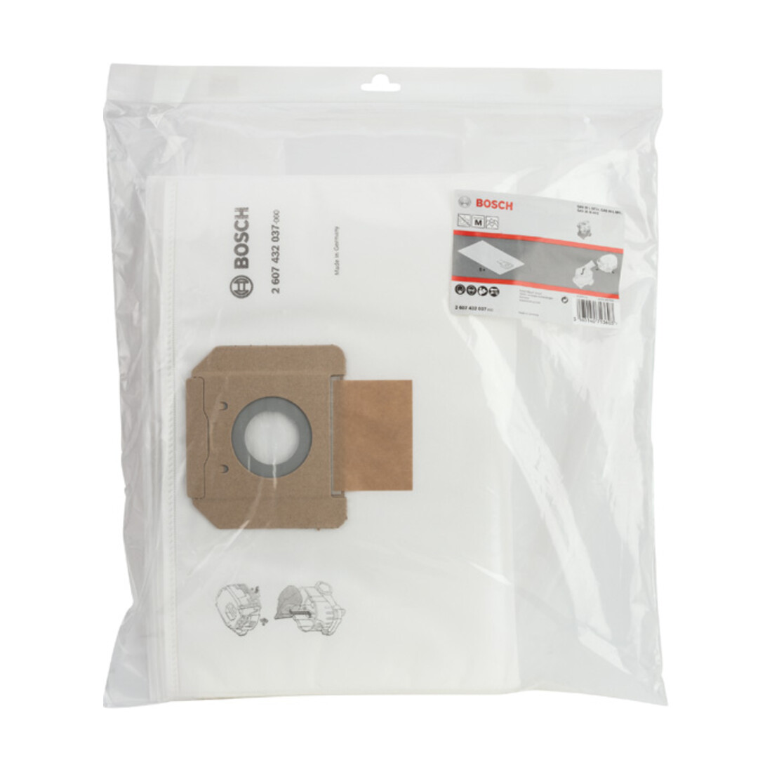 Bosch vliesfilterzak voor GAS 35 L AFC GAS 35 L SFC+ en GAS 35 M AFC
