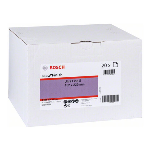 Bosch Vlieshandpad Ultra Fine S, 152 x 229 mm