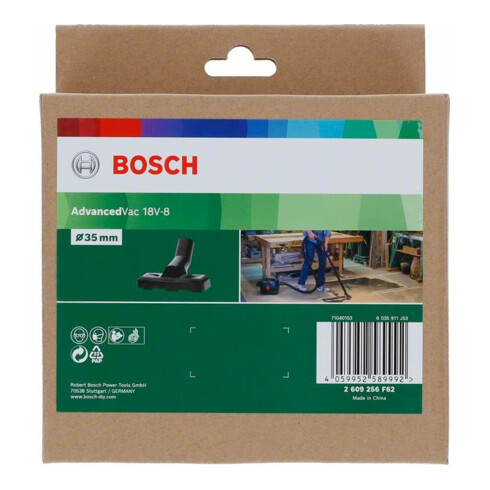 Bosch vloerzuigmond voor nat en droog gebruik met insteekclip