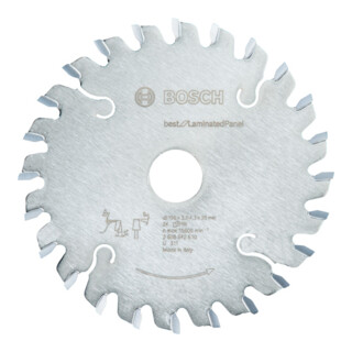 Bosch Vorritzblatt konisch Best for Laminated Panel 120 x 20 x 2,2 mm 24