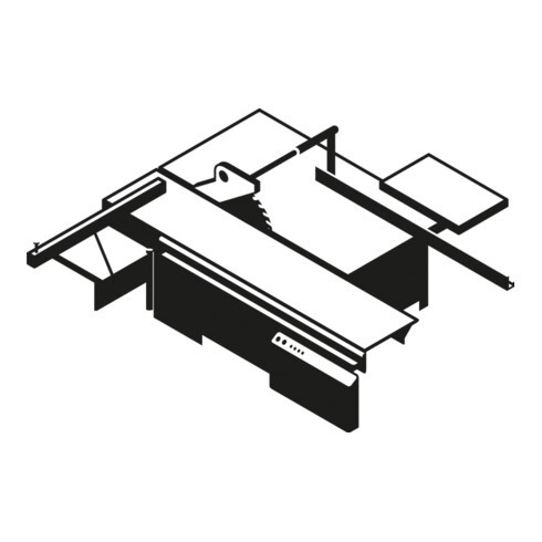 Bosch Kreissägeblatt Kunststoff Für horizontale/vertikale Format- und Tischkreissägen