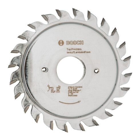 Bosch Kreissägeblatt Top Precision Kunststoff Für horizontale/vertikale Format- und Tischkreissägen