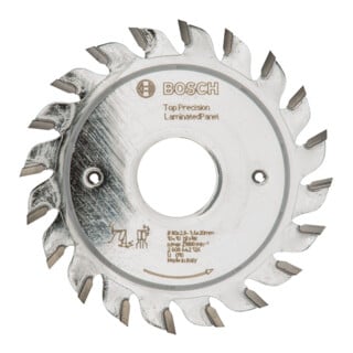Bosch Kreissägeblatt Top Precision Kunststoff Für horizontale/vertikale Format- und Tischkreissägen