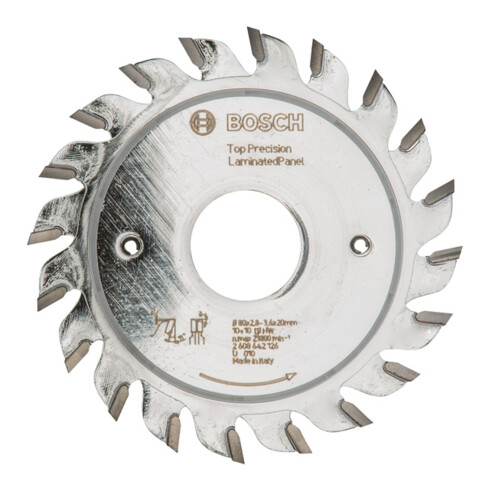 Bosch Kreissägeblatt Top Precision Kunststoff Für horizontale/vertikale Format- und Tischkreissägen