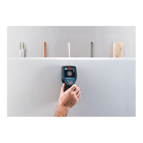 Bosch wandscanner D-tect 120, met alkalinebatterijen en oplaadbare accu adapter