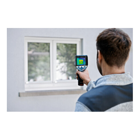 Bosch warmtebeeldcamera GTC 600 C met 1x oplaadbare batterij GBA 12V 2.0Ah
