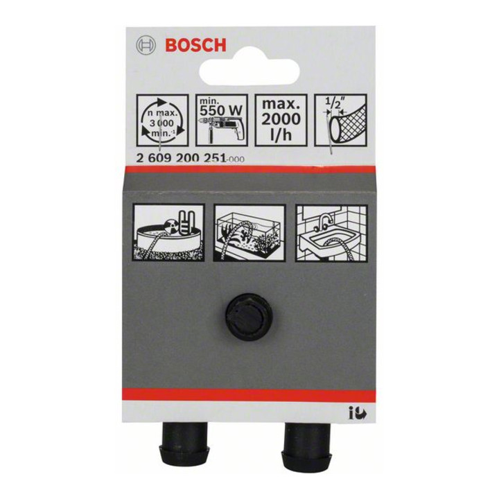 Bosch waterpomp 2000 l/u 1/2", 4 m 40 m 30 seconden