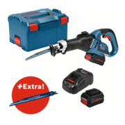Bosch Werkzeug-Set: Akku-Säbelsäge GSA 18V-32, 2x Akku ProCORE 18V 8.0Ah, Ladegerät GAL 1880 CV, Sägeblatt-Set-1