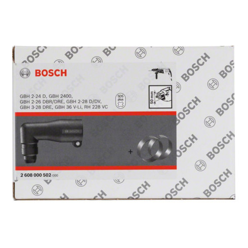 Bosch Winkelbohrkopf für leichte Bohrhämmer mit SDS plus Werkzeughalter 50 mm