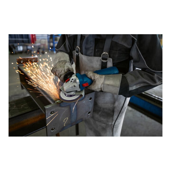 Bosch Winkelschleifer GWS 12-125, SDS-Überwurfmutter, im Karton