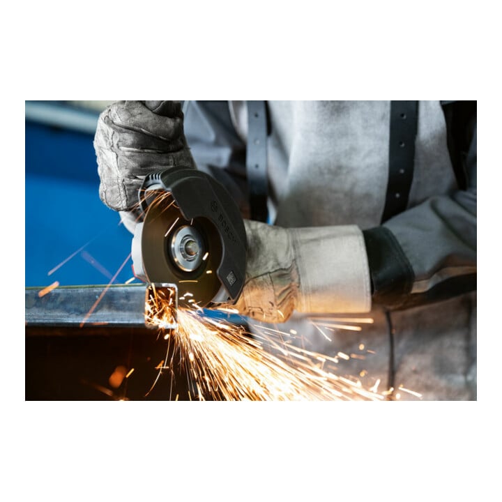 Bosch Winkelschleifer GWS 12-125, SDS-Überwurfmutter, im Karton