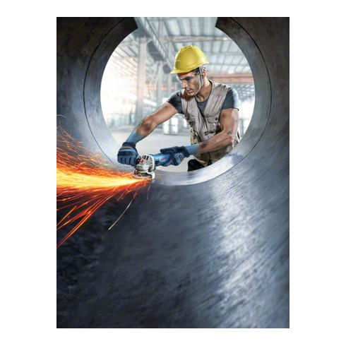 Bosch Winkelschleifer GWS 9-125 S mit Aufnahmeflansch