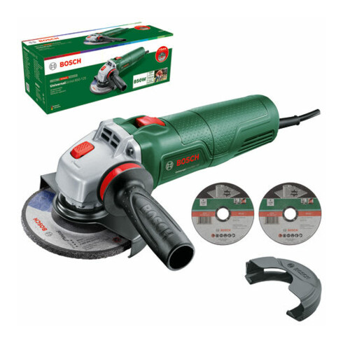 Bosch Winkelschleifer UniversalGrind 850-125 + 3 Scheiben
