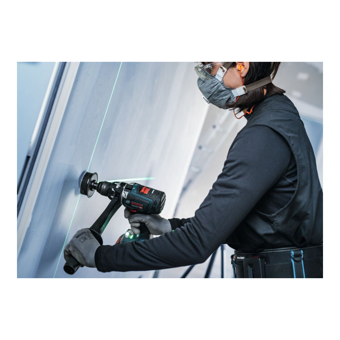Bosch Wood and Drywall gatenzaag met opzethouder en randversenker, 68 x 30 mm