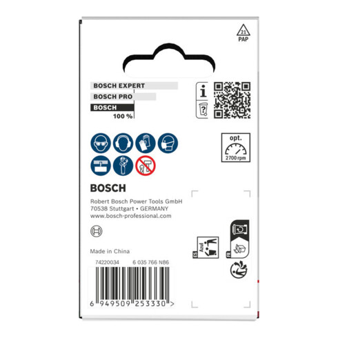 Bosch Wood and Drywall Lochsäge mit Aufsteckhalter, 48 x 27 mm