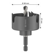 Bosch Wood and Drywall Lochsäge mit Aufsteckhalter, 48 x 27 mm-5