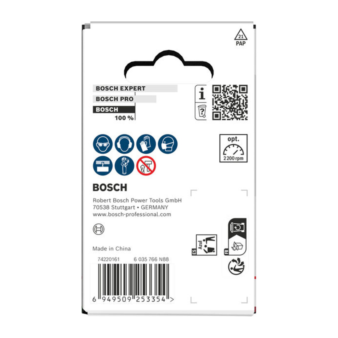 Bosch Wood and Drywall Lochsäge mit Aufsteckhalter, 60 x 27 mm