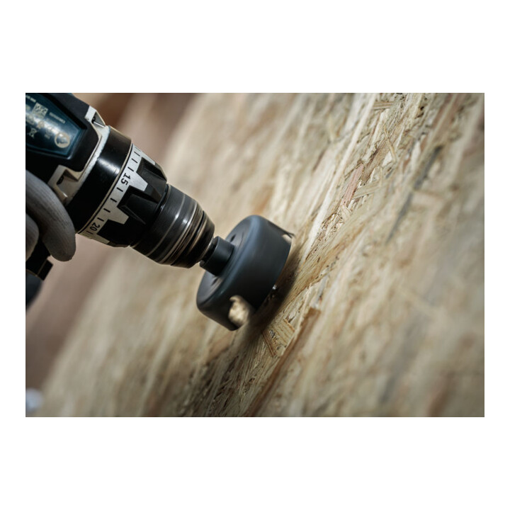 Bosch Wood and Drywall Lochsäge mit Aufsteckhalter, 80 x 27 mm