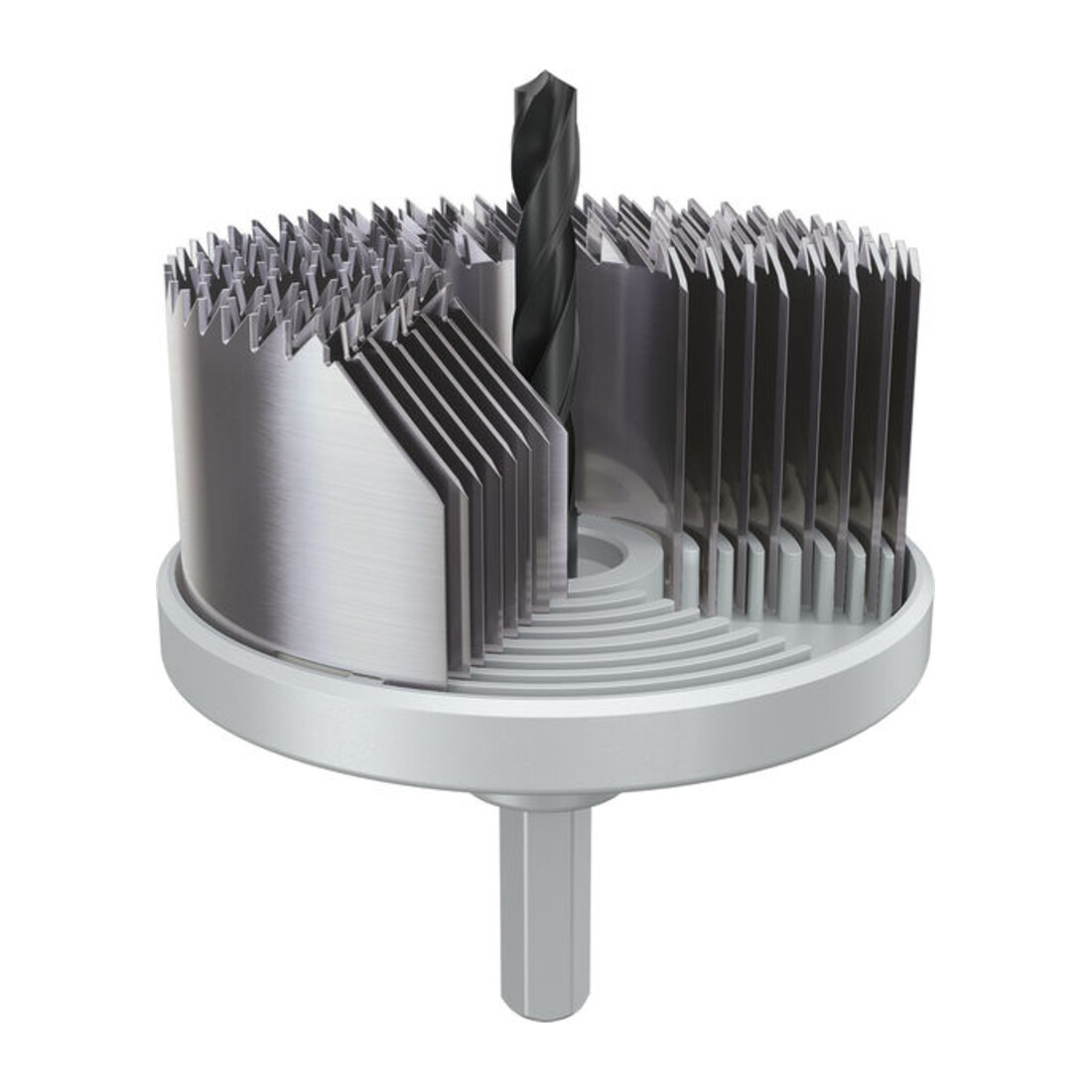 Bosch Wood and Drywall Lochsägen-Set mit Aufsteckhalter, 25/32/38/44/51/57/63/68x28 mm