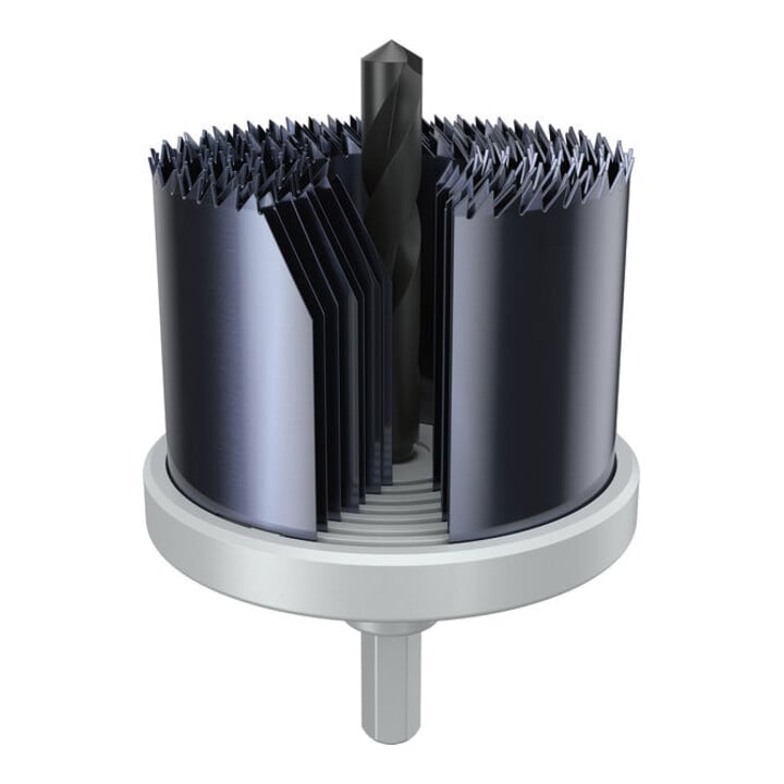 Bosch Wood and Drywall Lochsägen-Set mit Aufsteckhalter, 26/32/39/45/51/58/64 x 44 mm