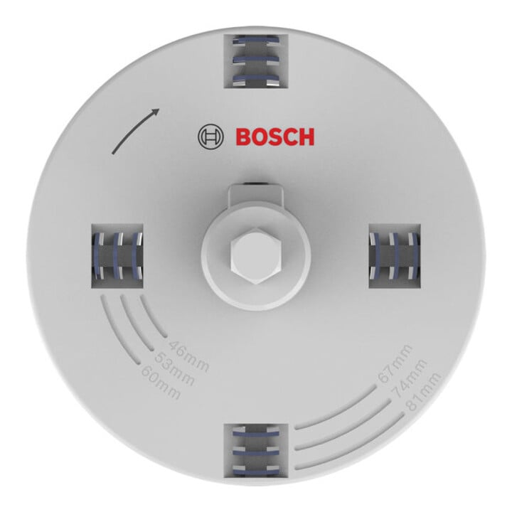 Bosch Wood and Drywall Lochsägen-Set mit Aufsteckhalter, 46/53/60/67/74/81 x 31 mm