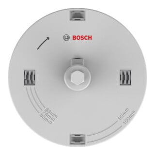 Bosch Wood and Drywall Lochsägen-Set mit Aufsteckhalter, 68; 74; 80; 90; 100 x 31 mm