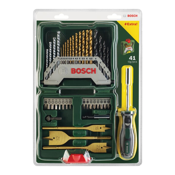 Bosch X-Line TiN-beschichtetes Set, 40‑tlg.