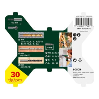 Bosch X-Line Titanium-Set