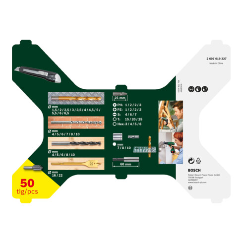 Bosch X-Line Titanium-Set