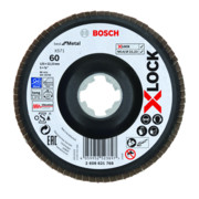 Bosch Disco lamellare X-LOCK X571 Best for Metal Ø125mm, grana 60