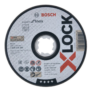 Bosch X-LOCK doorslijpschijf Expert for Inox AS 46 T