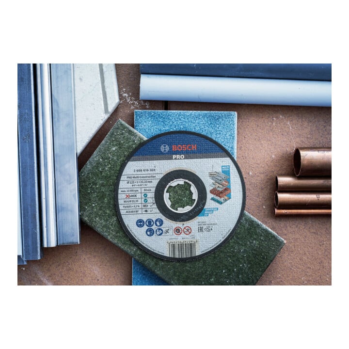 Bosch X-LOCK doorslijpschijf Multi material ACS 60 V BF