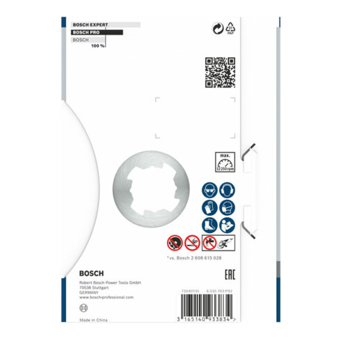Bosch X-LOCK doorslijpschijf Standard for Universal