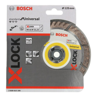 Bosch X-LOCK doorslijpschijf Standard for Universal