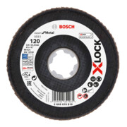 Bosch X-LOCK-Fächerschleifscheibe X551, Expert for Metal