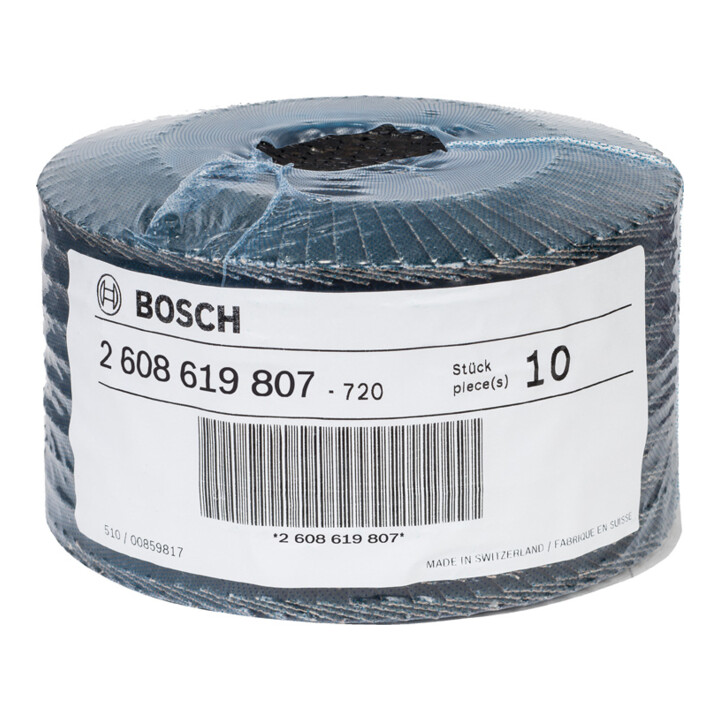 Bosch X-LOCK-Fächerschleifscheibe X551, Expert for Metal, K: 40, Scheibend.: 115 mm