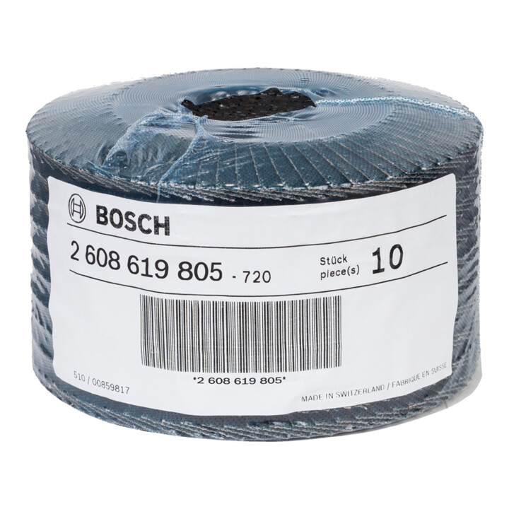 Bosch X-LOCK-Fächerschleifscheibe X551, Expert for Metal, K: 80, Scheibend.: 125 mm