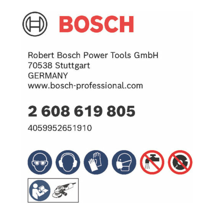 Bosch X-LOCK-Fächerschleifscheibe X551, Expert for Metal, K: 80, Scheibend.: 125 mm