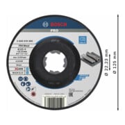 Bosch X-LOCK Schruppscheibe T27 A 24 P BF 6 mm-4