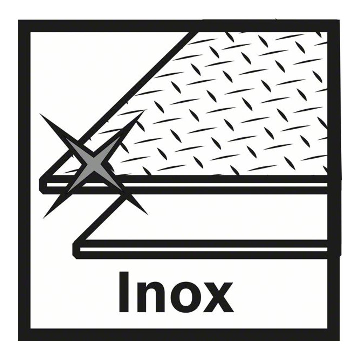 Bosch X-LOCK Standard for Inox, T41, 125 x 1,6 x 22,23 mm