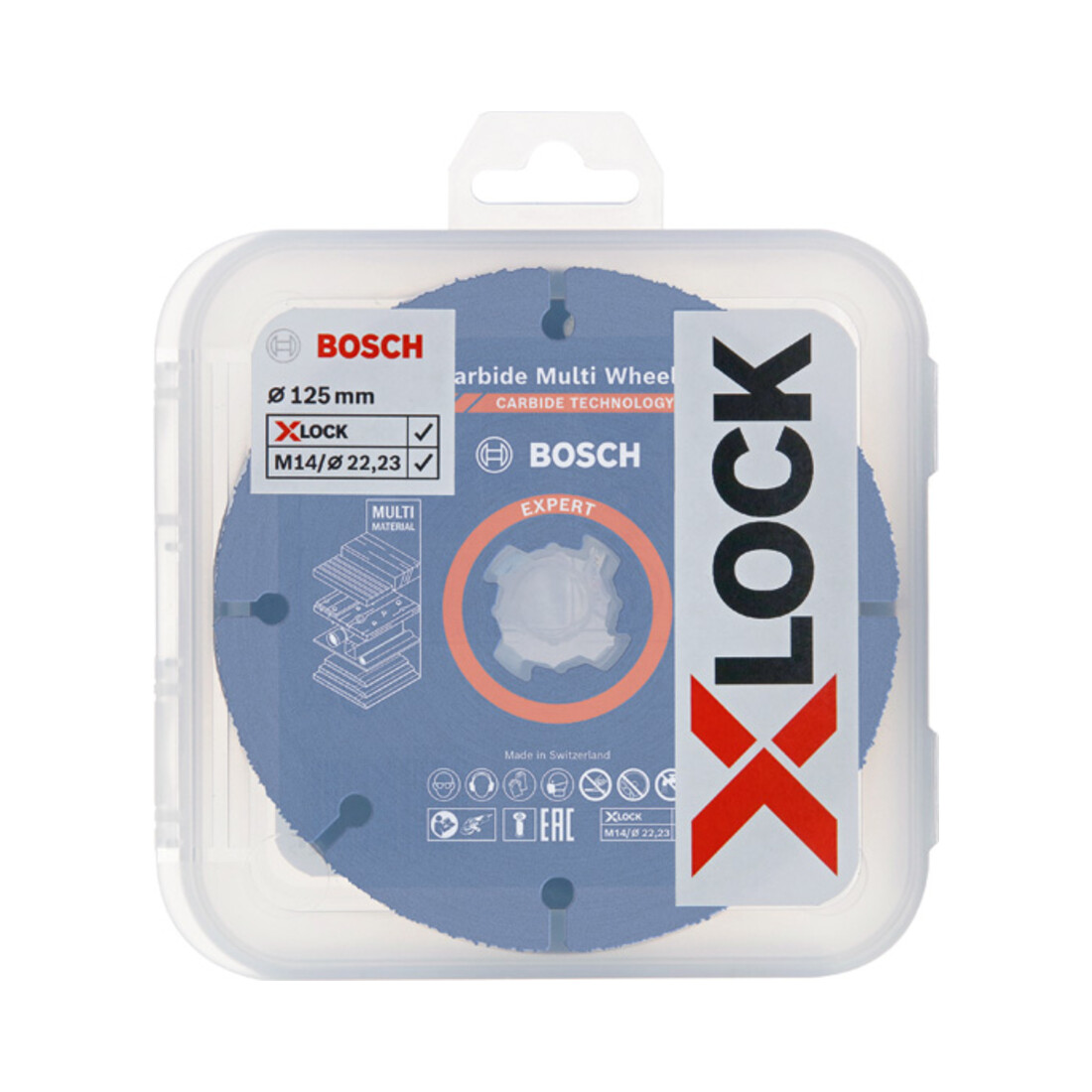 Bosch X-LOCK Trenn- und Fächerschleifscheiben-Set, 5-teilig, 125 mm, CMW