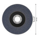 Bosch X451 Disque abrasif en éventail 125 mm, T29, K120-4