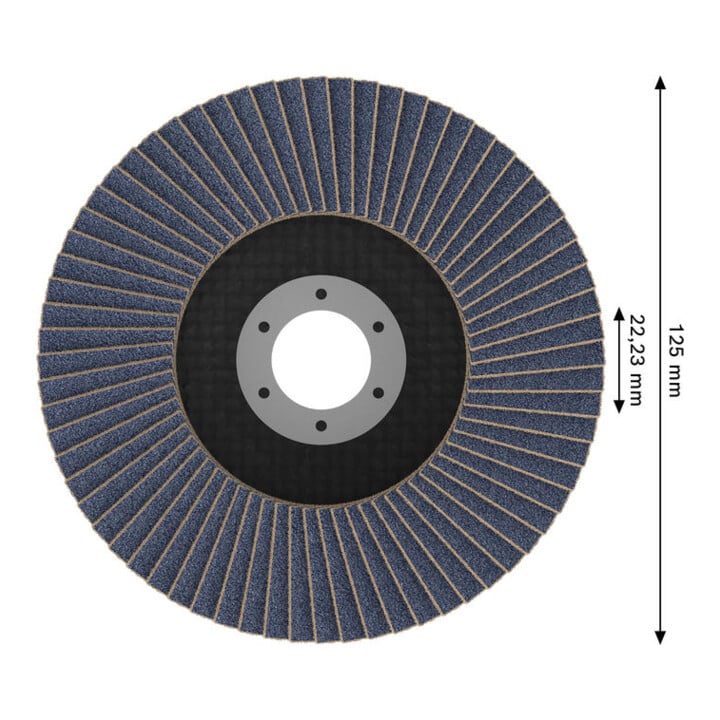 Bosch X451 Fächerschijf 125 mm, T27, K40